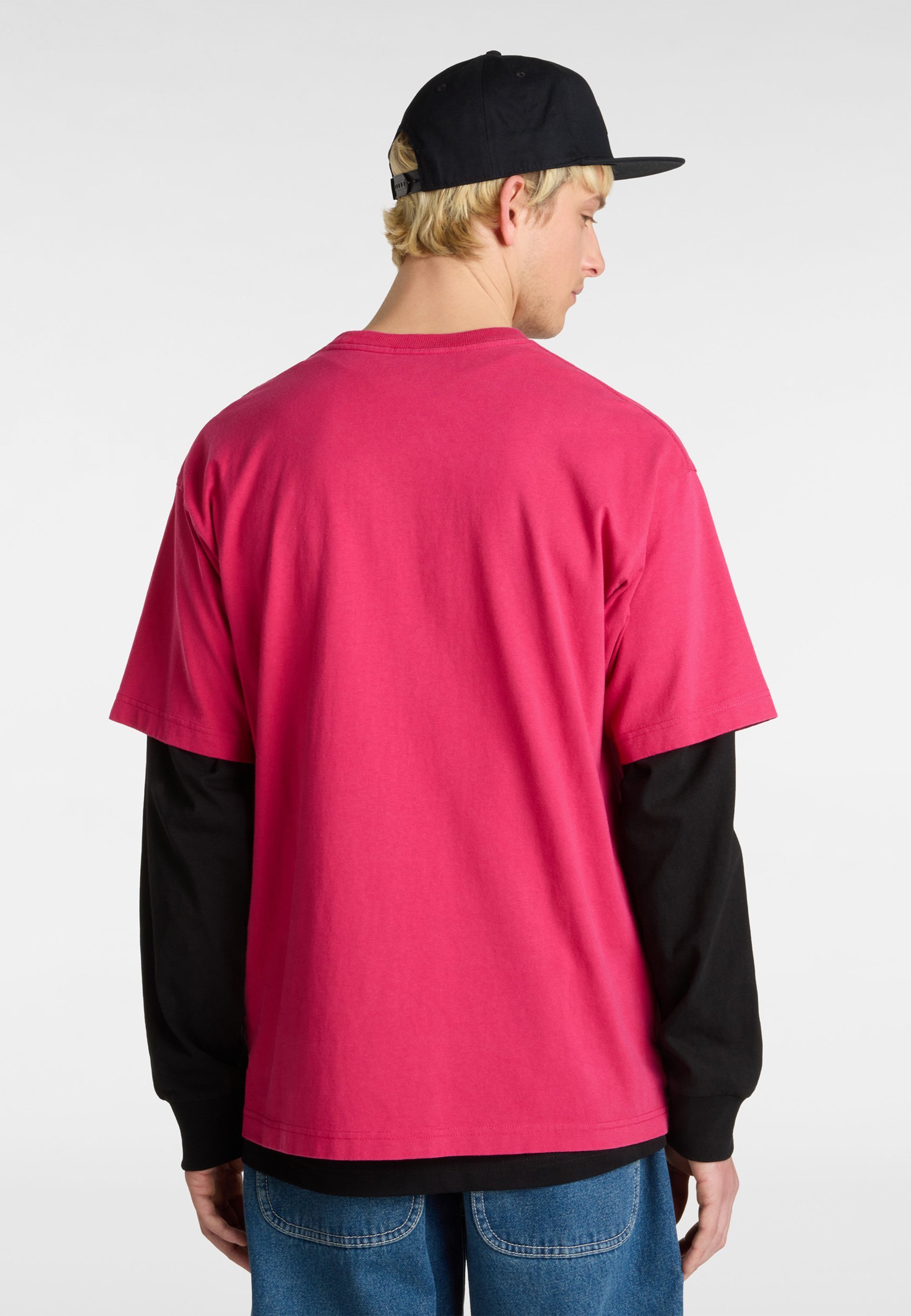 Vans TELL A FRIEND LOOSE FIT - T-shirt met print - kersenjubileum
