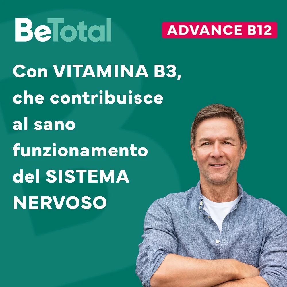 BE-TOTAL Be-Total Advance B12 15 frascos Suplemento alimentar Vitamina B12 Vitamina B Zinco