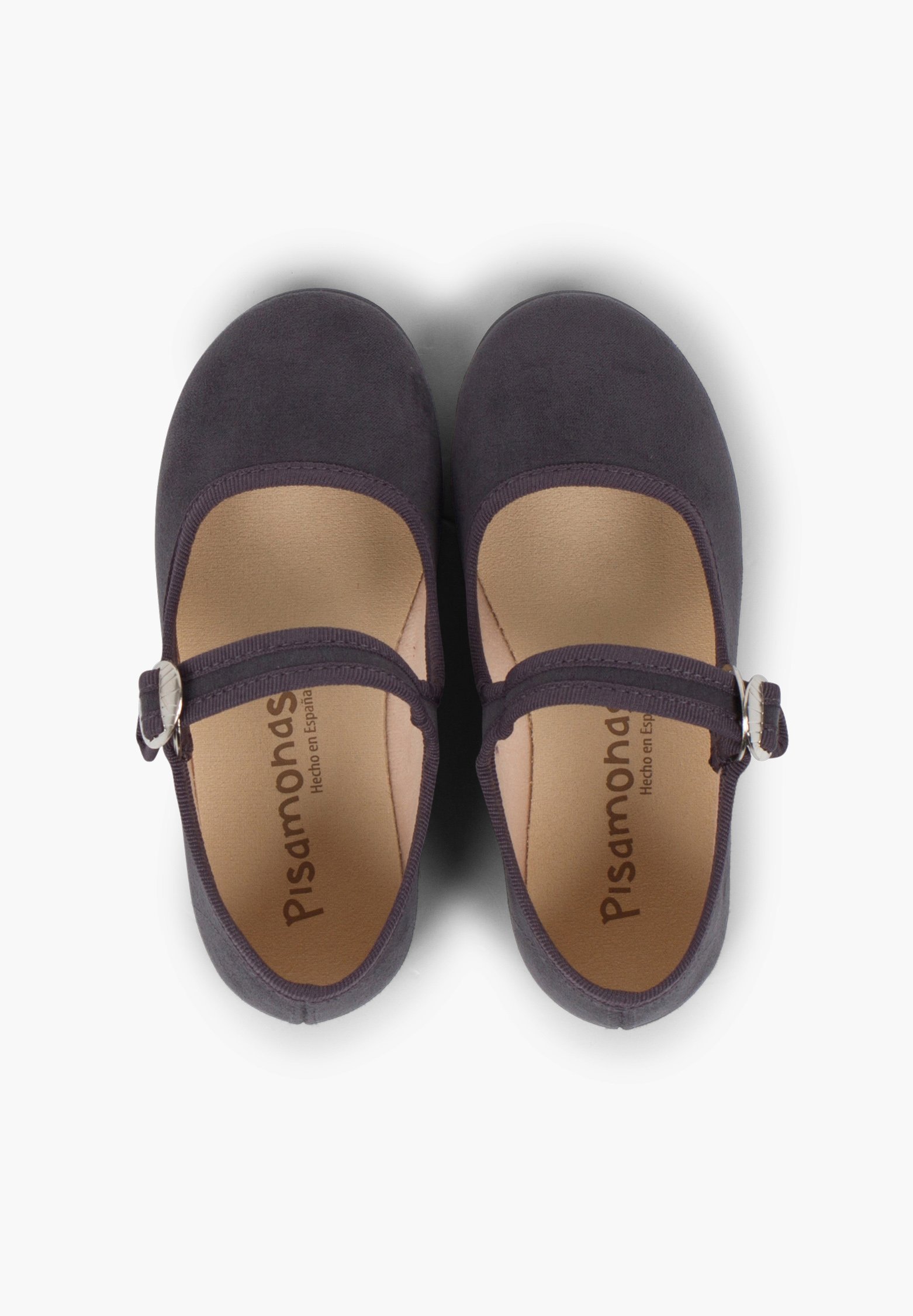 Ballerines à bride cheville Pisamonas - gris foncé