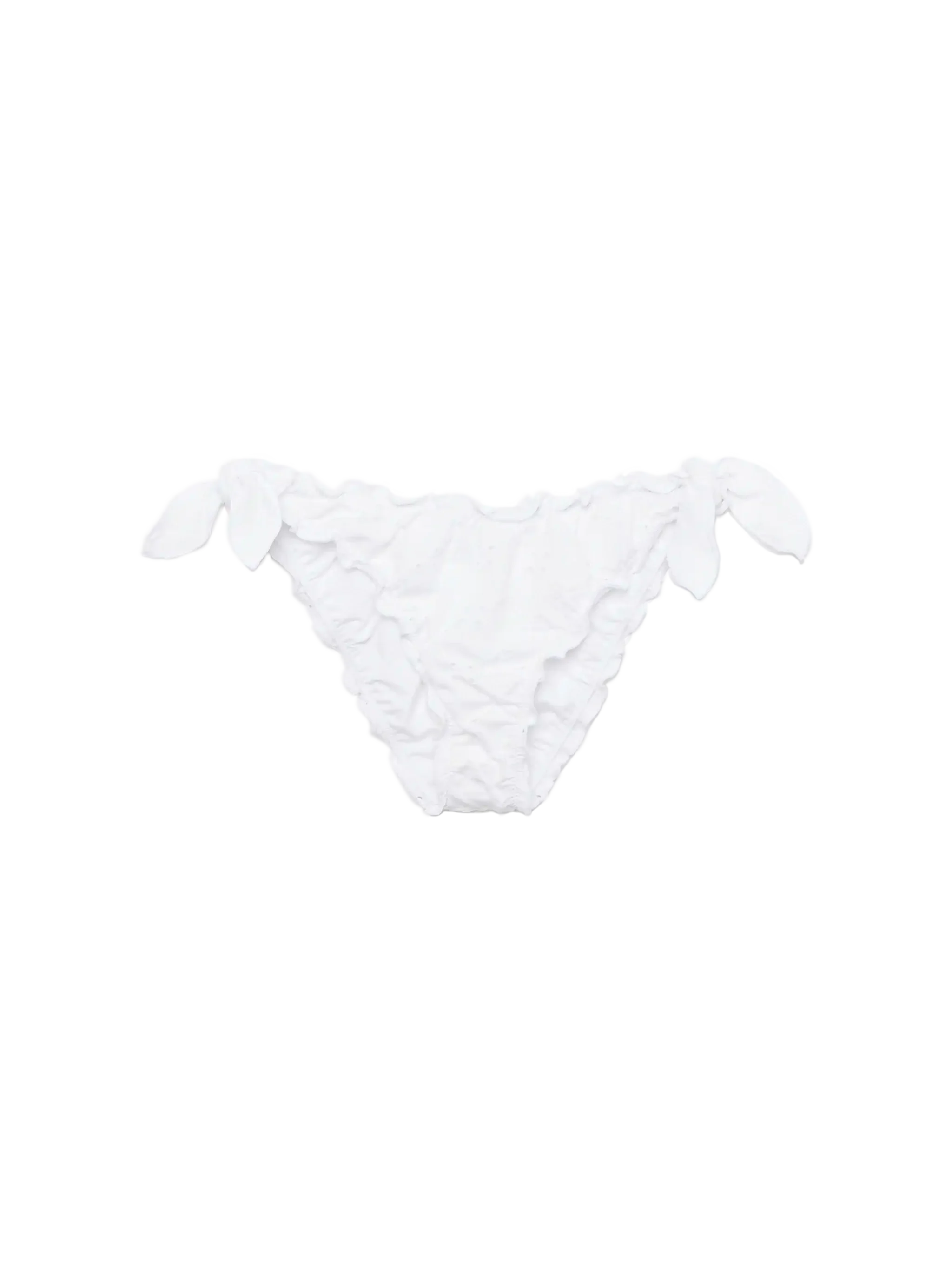 Culotte de plage classique Moon en dentelle blanche Sangallo