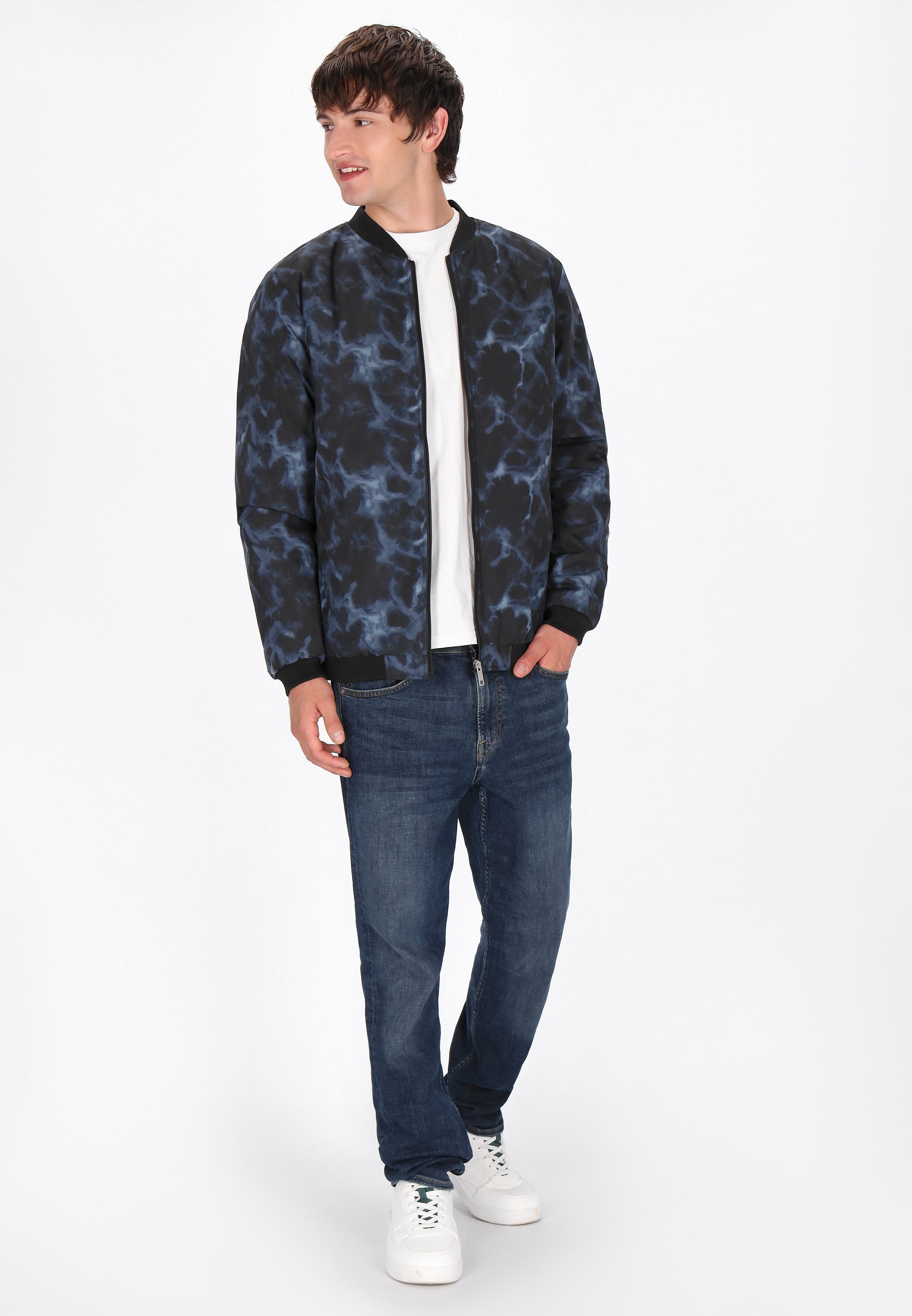 Blouson aviateur Mo - noir multicolore
