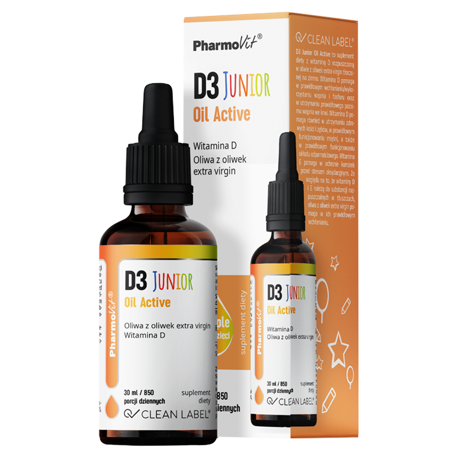 Aceite activo Pharmovit D3 Junior