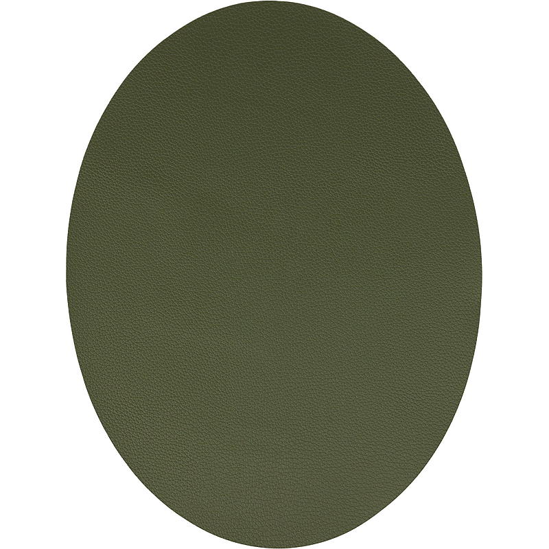 Hemmaunderlägg 33x43 cm oval grön