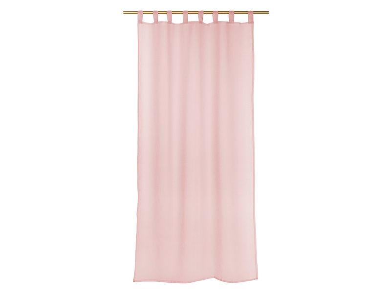 Firana Peking szelki 135x245 cm różowa