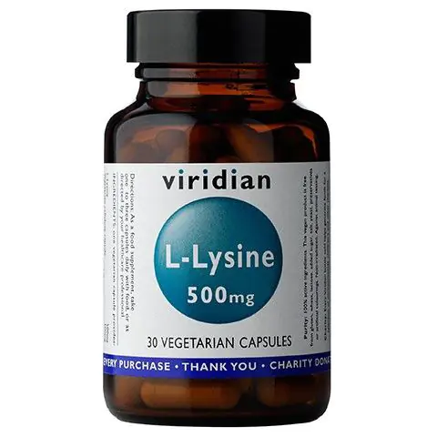 Viridian L-Lizyna 500 mg 30 Kapsułek