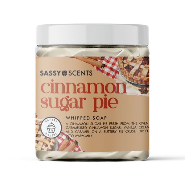 Săpun bătut Sassy Scents Cinnamon Sugar Pie 115g