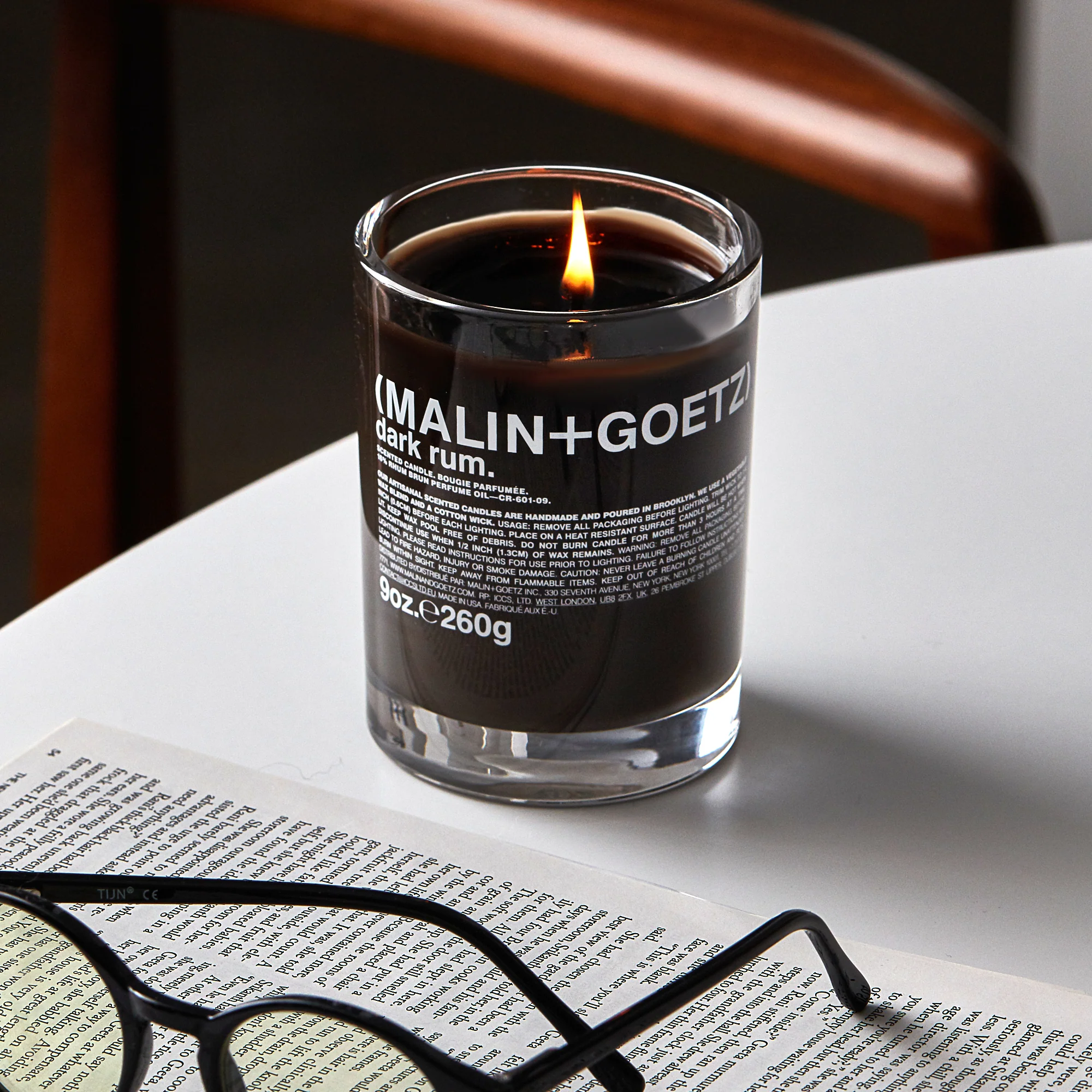 Candles Dark Rum Candle - Candela Profumata