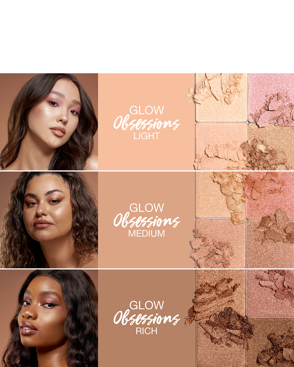 HUDA BEAUTY GLOW OBSESSIONS HIGHLIGHTER PALETTE RICH