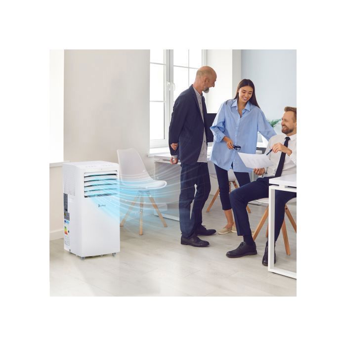 Aire acondicionado portátil de 12000 BTU - Temporizador de 24 horas - Refrigerante R290 - Clase energética A