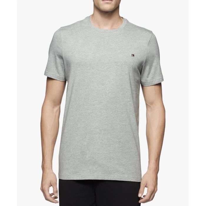 Camiseta de cuello redondo con la bandera de Tommy Hilfiger para hombre