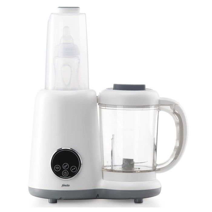 Robot pour repas bébés 5 en 1 Blanc – 300W - Stérilisation et Chauffe-biberon-cuisson vapeur