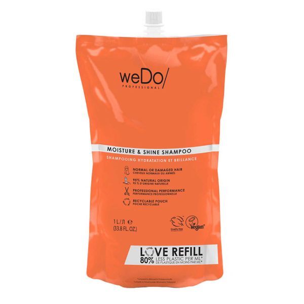 weDo Professional - Champú Hidratante y Brillante 1000ml Normal