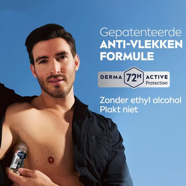 NIVEA Men Black & White Invisible Original antiperspirantni roler<br>50 ml