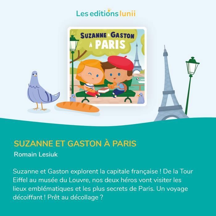 Interactief luisterboek - Lunii - Suzanne en Gaston in Parijs - Boxset - 12 verhalen - 1 uur en 7 minuten luisterplezier - Vanaf 3 jaar