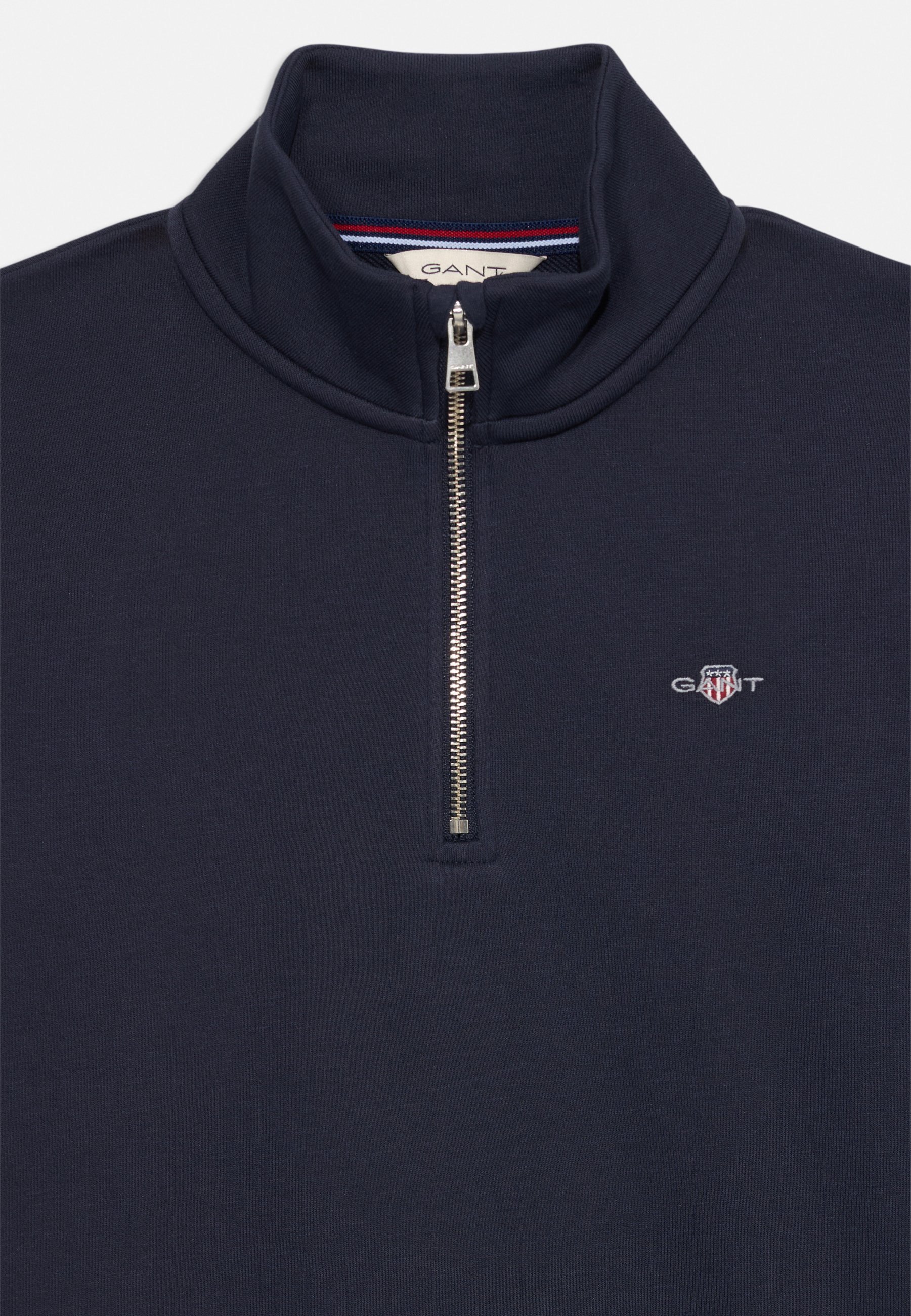GANT SHIELD HALF ZIP UNISEX - Mikina - black