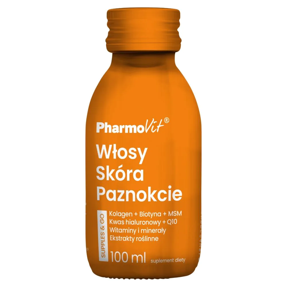 Pharmovit Włosy Skóra Paznokcie Supples & Go płyn