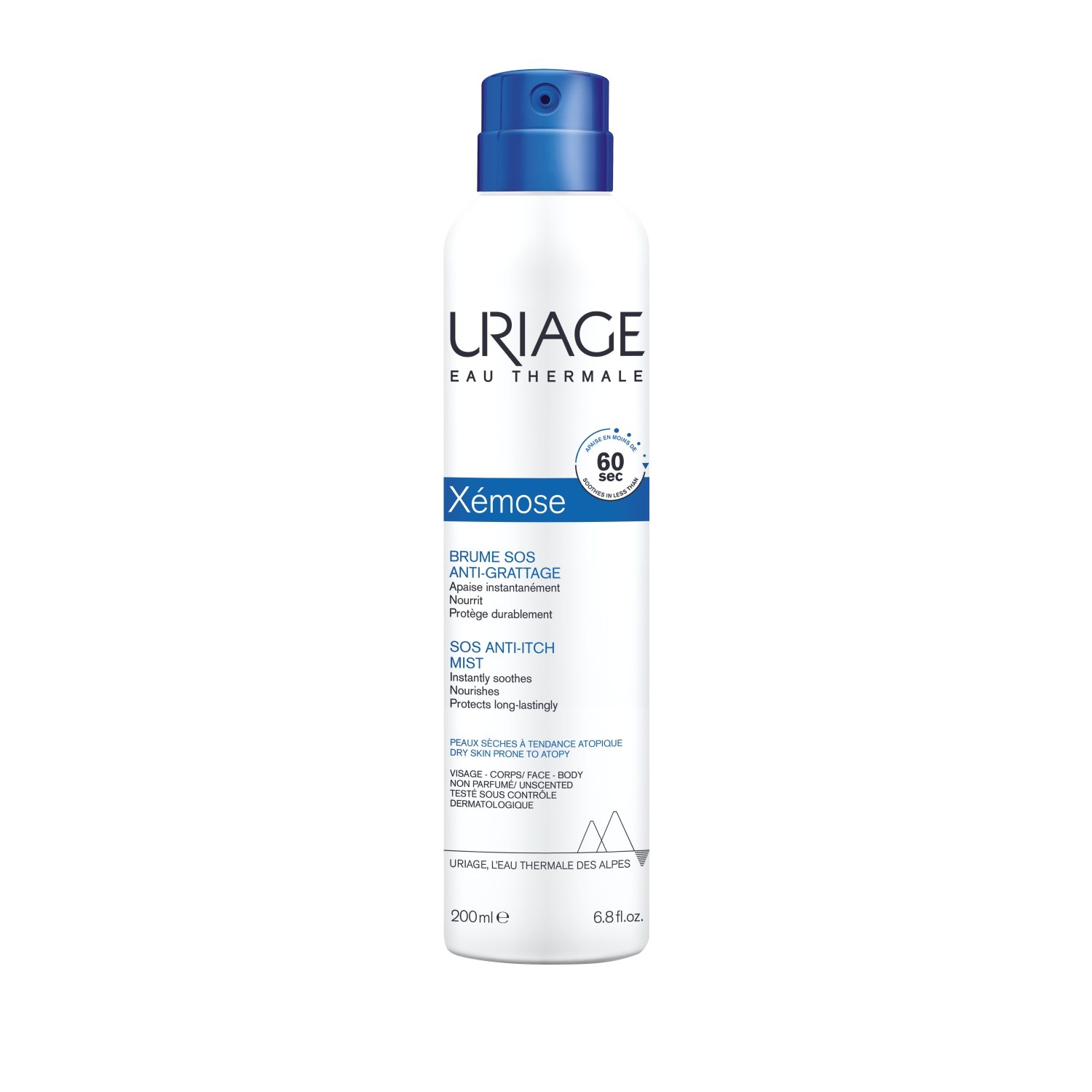 Uriage Xémose SOS sprej za tijelo protiv ogrebotina - 200 ml