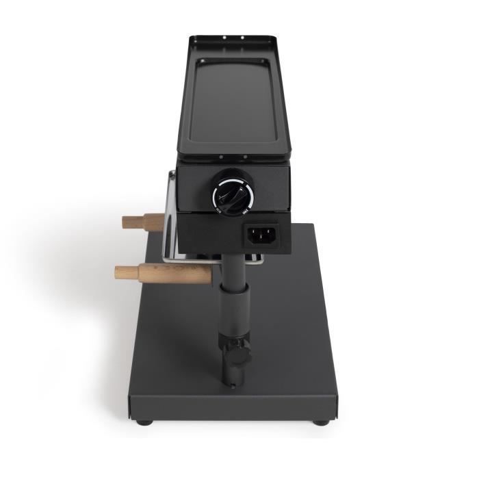 Raclette tradicional - LIVOO - DOC159 - 600W - Para 6 a 8 personas - Soporte para queso extraíble - 2 espátulas