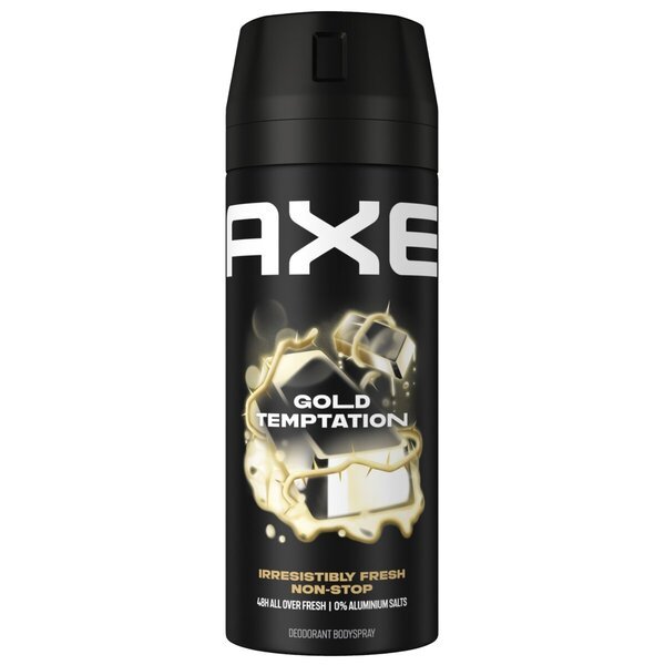 Dezodorant in pršilo za telo Axe Gold Temptation 150 ml