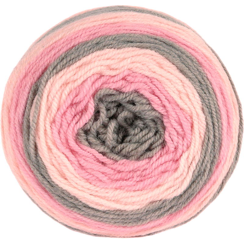 Trysil Crazy Wool Cookies mix 80% akryl, pink/grå