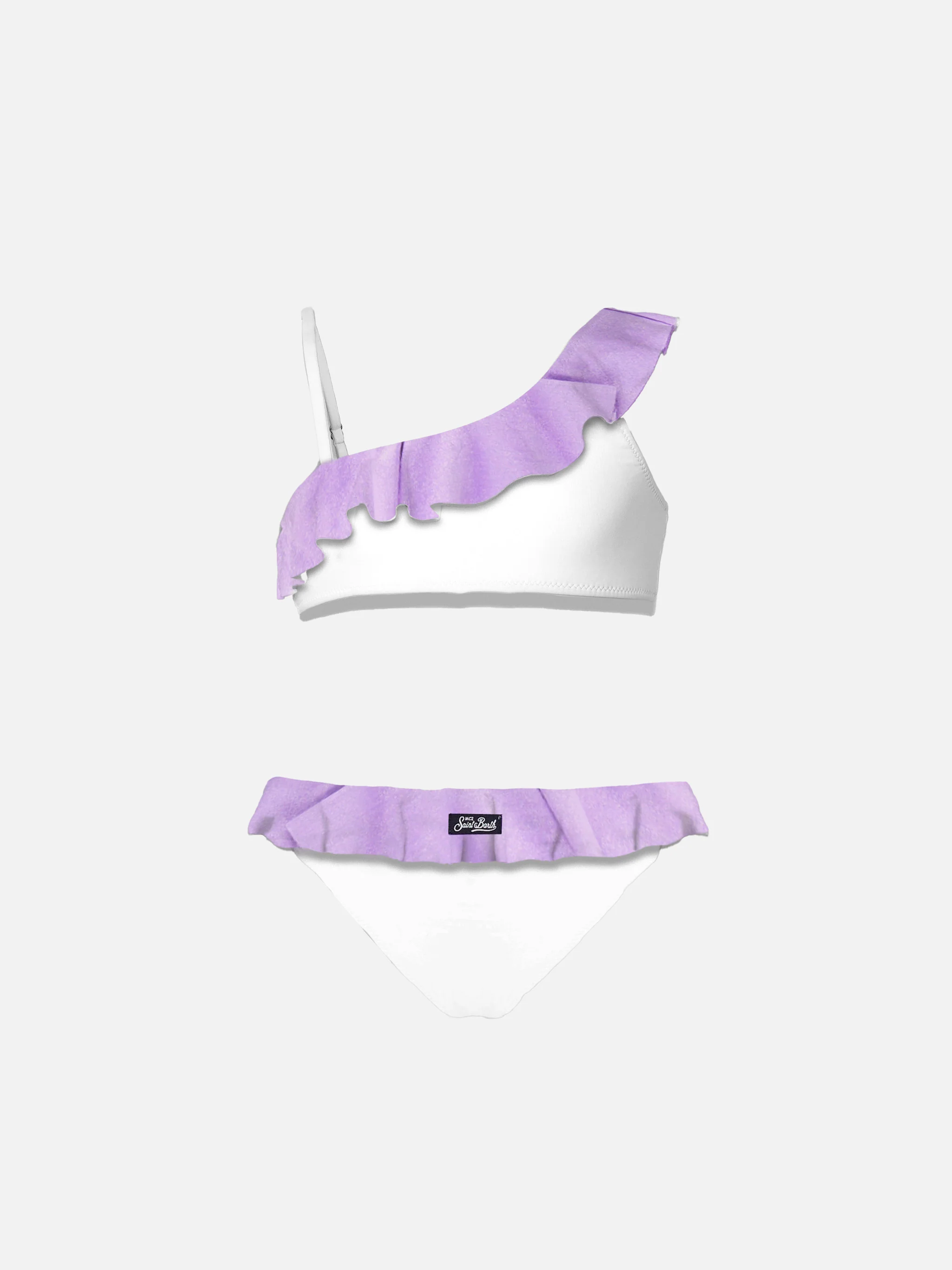 Djevojački bikini na jedno rame s volanima