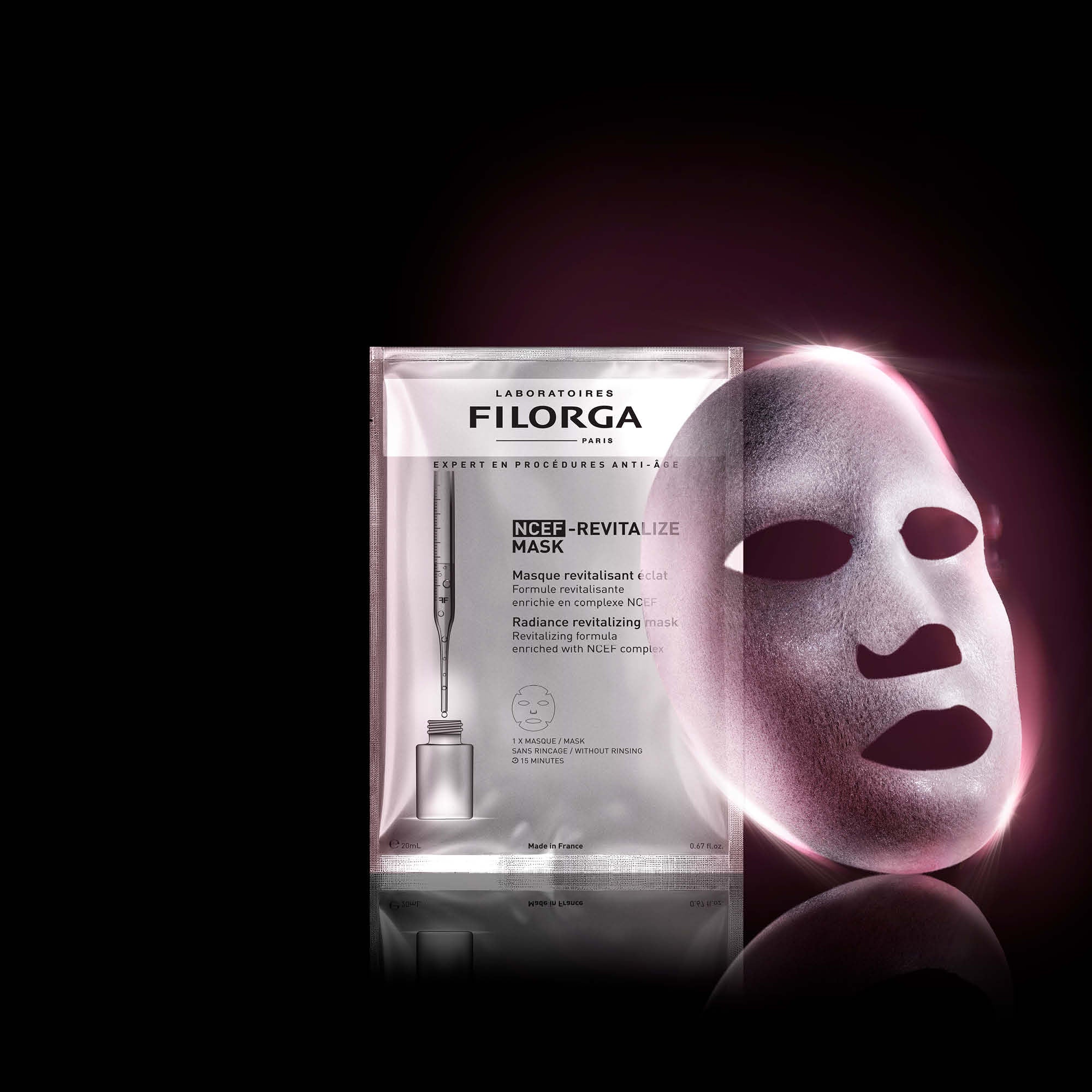 NCEF Ncef-Revitalize Mask - Maschera Anti-età viso, Maschera Idratante viso