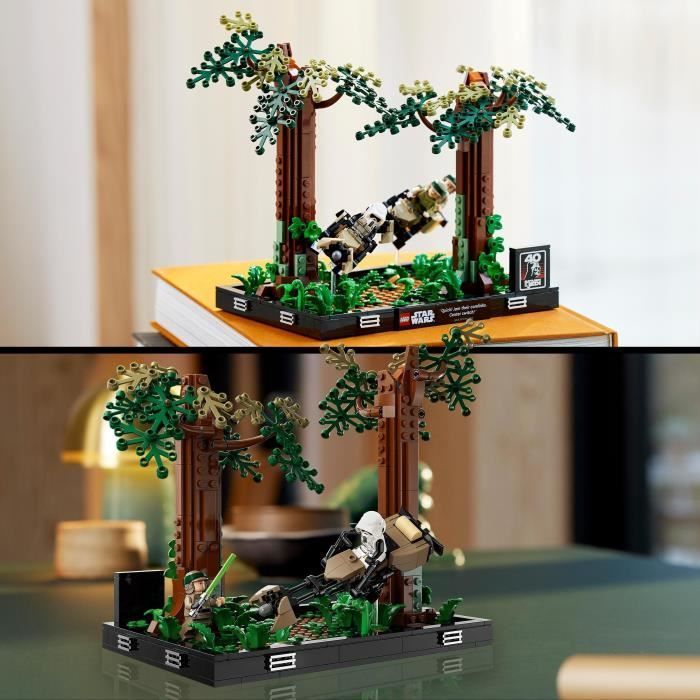 LEGO® Star Wars 75353 Speeder Chase Diorama op Endor, met Luke Skywalker