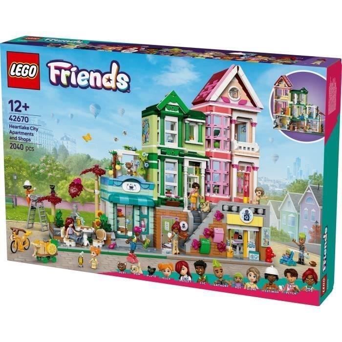 LEGO Friends 42670 Heartlake City Apartments and Shops Creative Playset for Kids