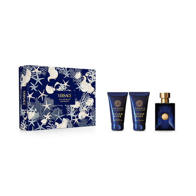 Versace Pack Dylan Blue Eau de Toilett Parfymesett for menn 50 ml 50 ml