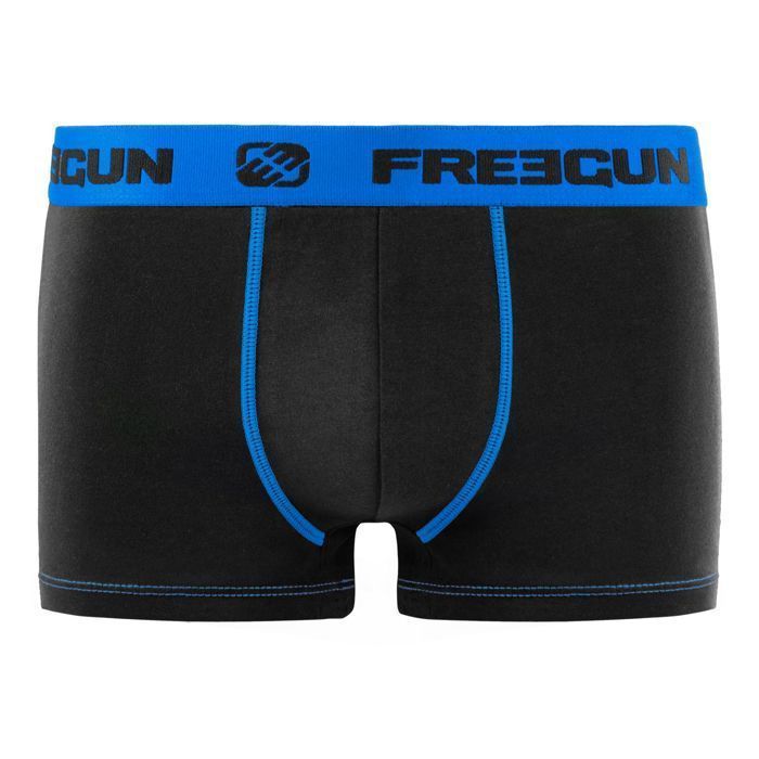 Freegun Men's Boxer Shorts - Black (Pack of 6)