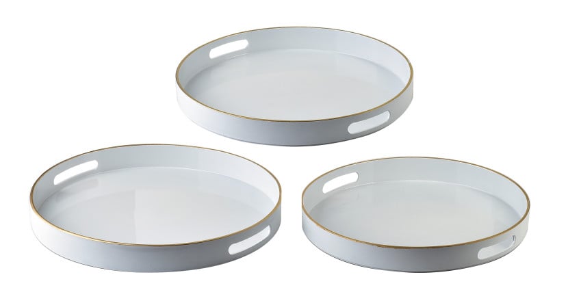 Tace 3 sztuki BLANCHE WHITE