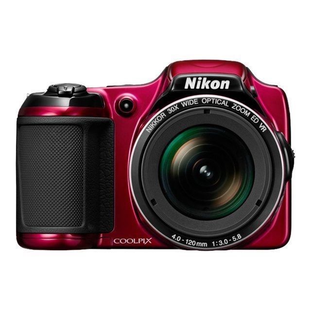 NIKON L820 Bridge Red – 16 MP CMOS-Kamera, 30-facher Zoom
