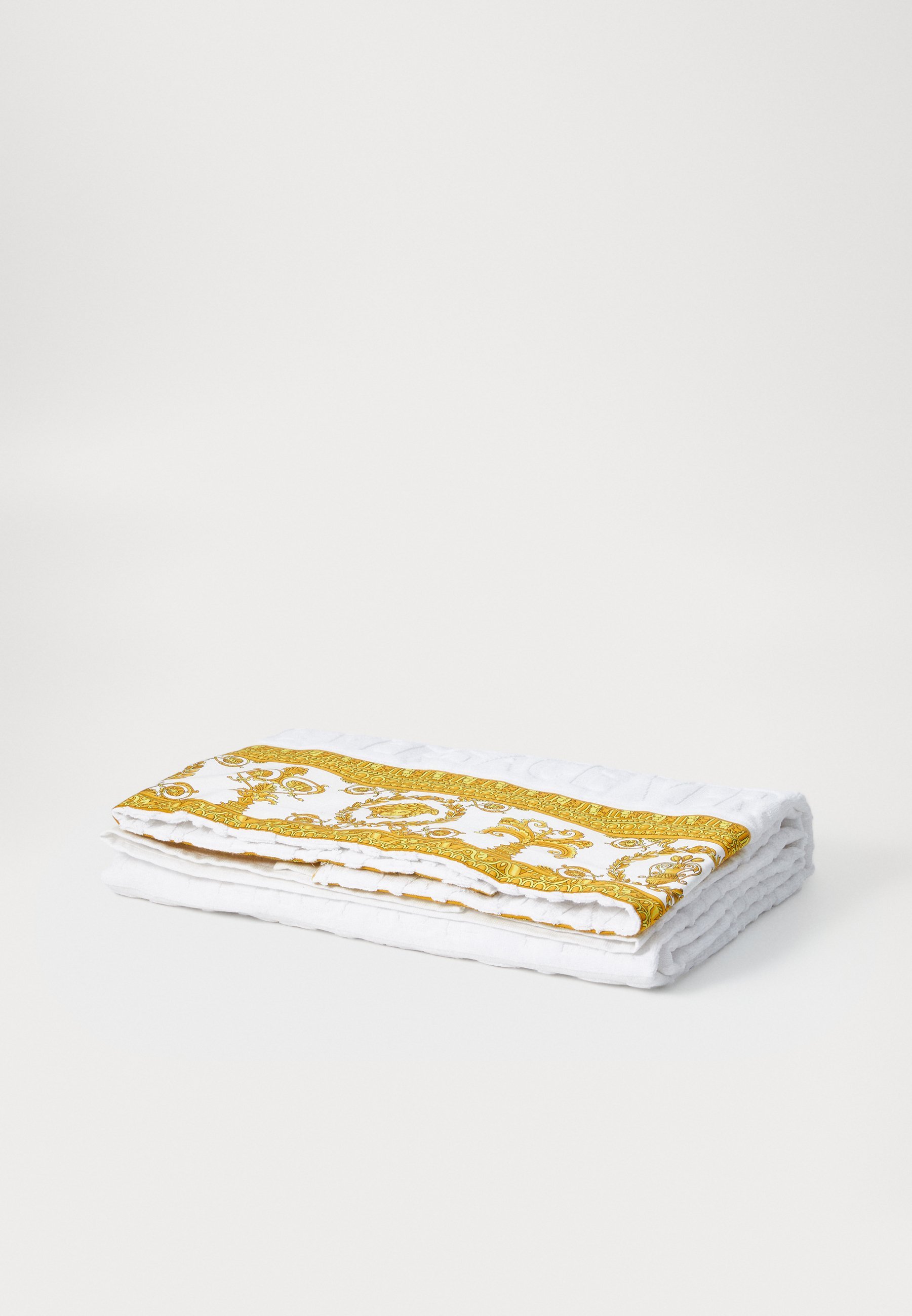 Versace BATH TOWEL I HEART BAROQUE - Plážová osuška - bílá/zlatá