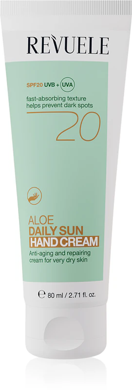 Revuele Aloe Daily Sun Hand Cream SPF 20 ochranný krém na ruce SPF 20
