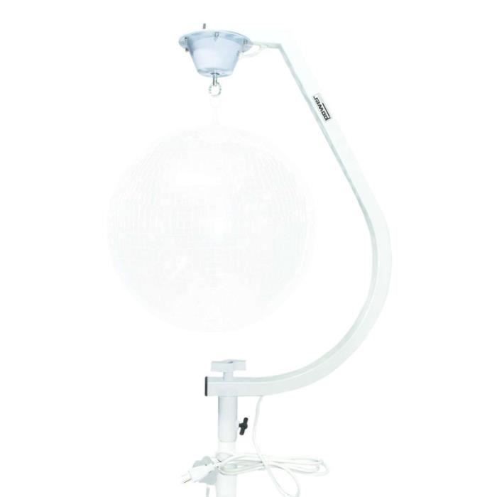 Suporte Power Acoustics Mirrorball - Suporte branco para bola de espelhos