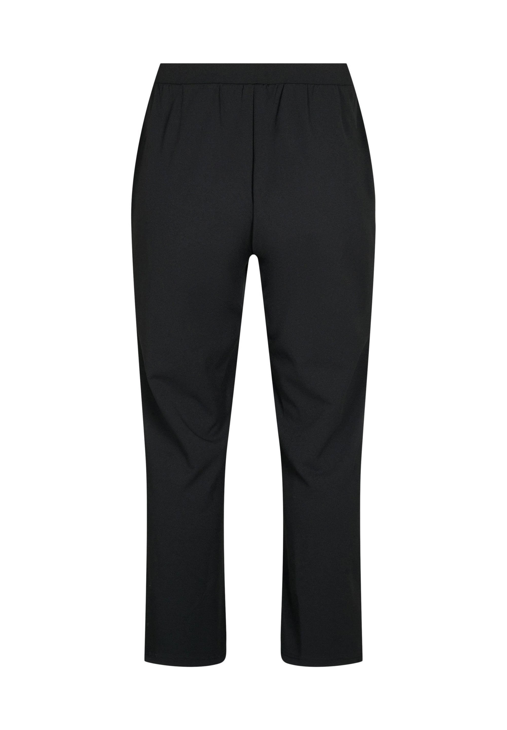 Pantalon Zizzi FLASH - Coupe droite - Noir