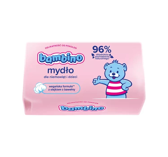 Bambino mydło w kostce z lanoliną dla dzieci 90 g