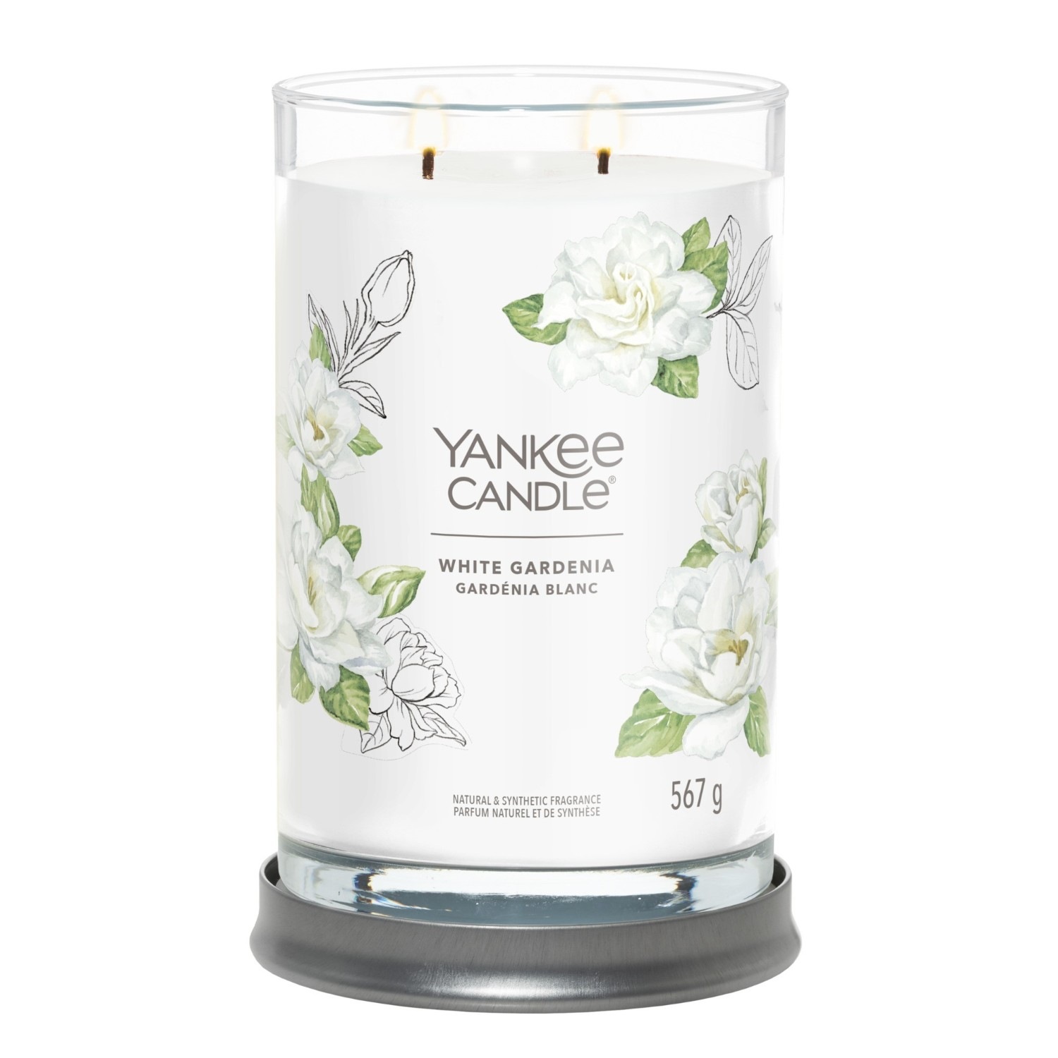 YANKEE CANDLE Grand Gobelet Gardenia Blanc
