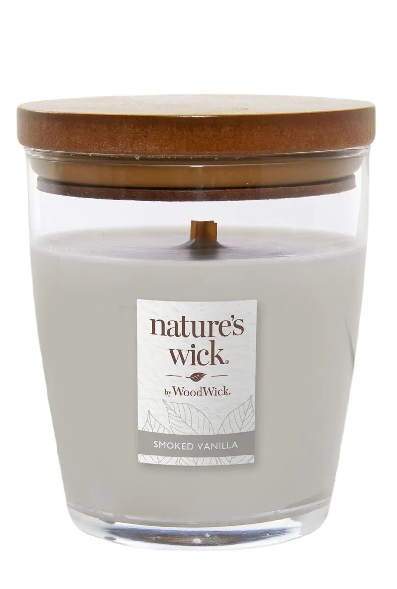Woodwick Świeca zapachowa Średnia Smoked Vanilla