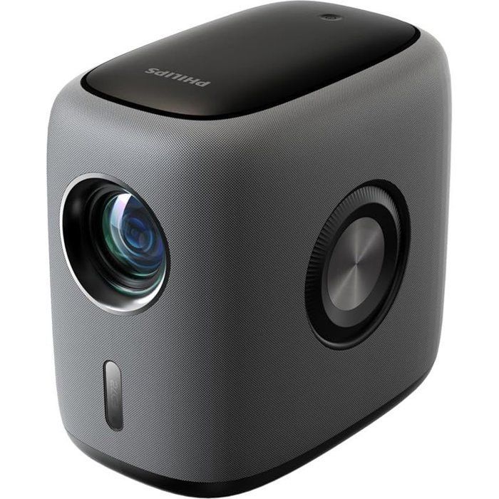 Proyector de vídeo PHILIPS NEOPIX 950 - 1080p - 1400 lúmenes ANSI - WiFi 6 - 2 puertos USB-A - 2 puertos HDMI - Salida de audio de 3,5 mm - Negro