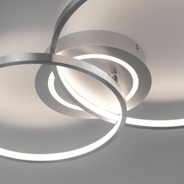 Lampă de tavan LED ASMINA, aluminiu