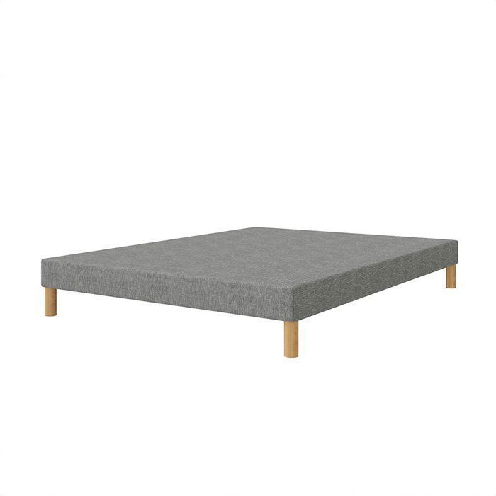 Sommier Tapissier FIRST Gris 160x200 cm