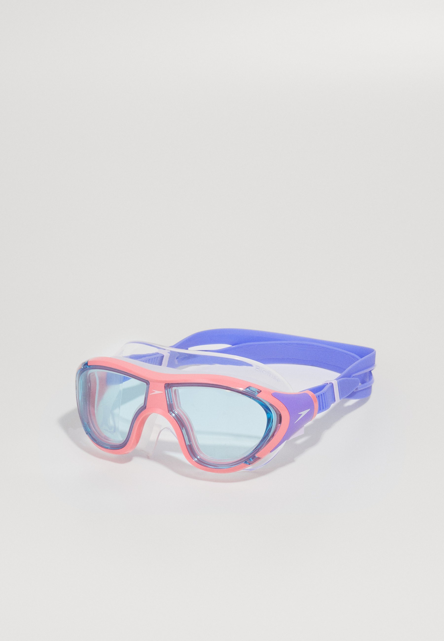 Maschera Speedo JUNIOR BIOFUSE 2.0 UNISEX - Occhialini - rosa limone/acciaio