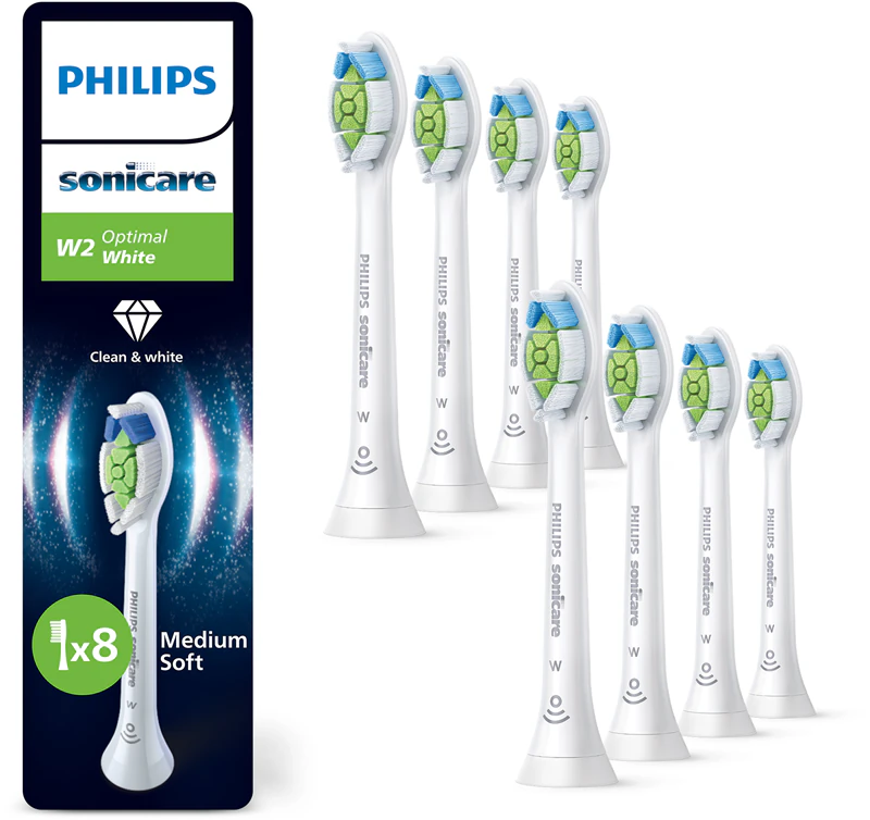 Vervangende opzetborstels voor Philips Sonicare Optimal White HX6068/87