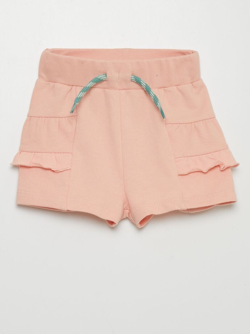Conjunto de camiseta y pantalón corto - 2 piezas - BLANCO