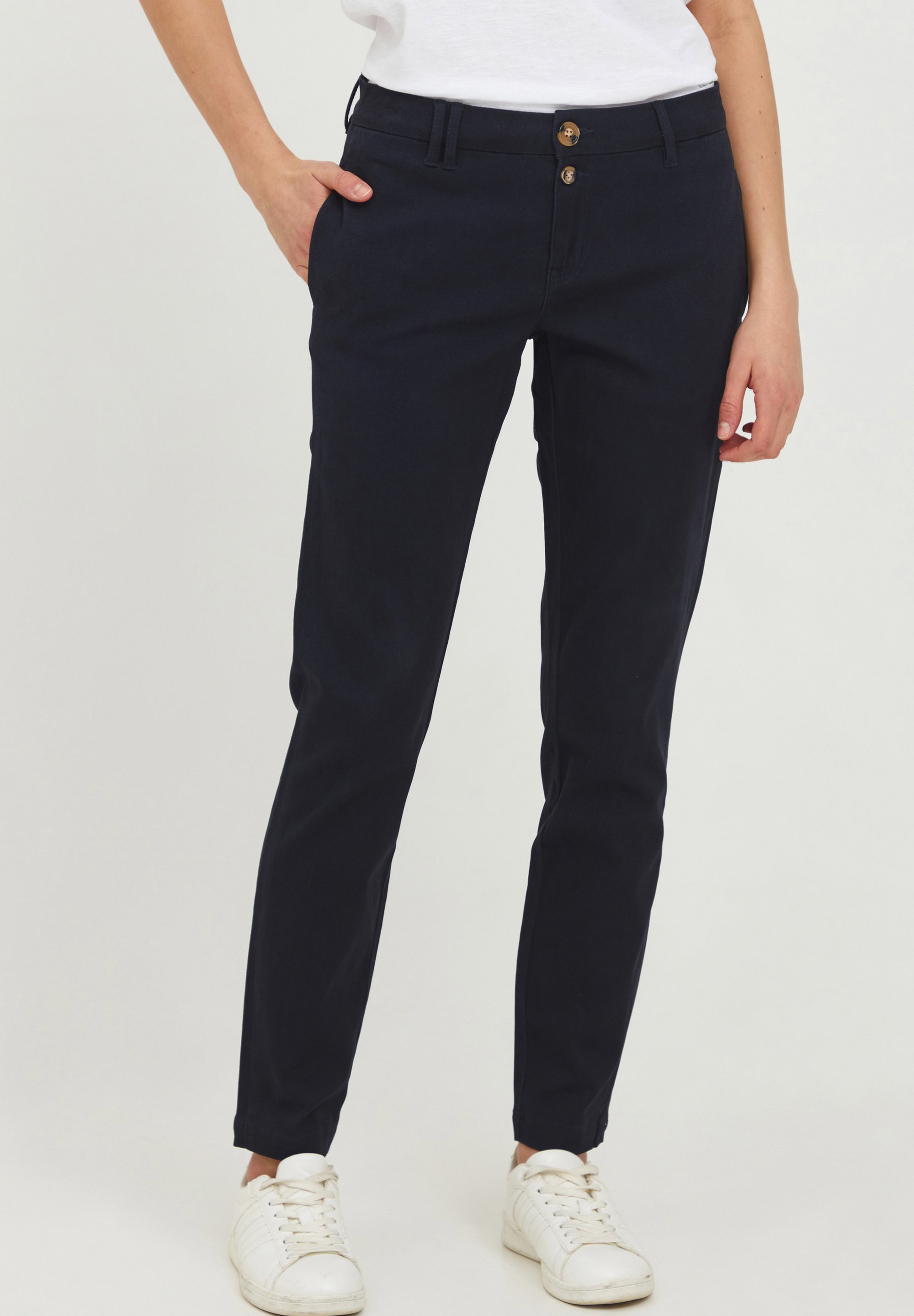 Oxmo OXPILAR CASUAL FIT - Chino's - nette blauwe broek