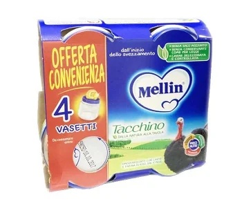 Comida para bebés MELLIN de pavo homogeneizado x 80 g
