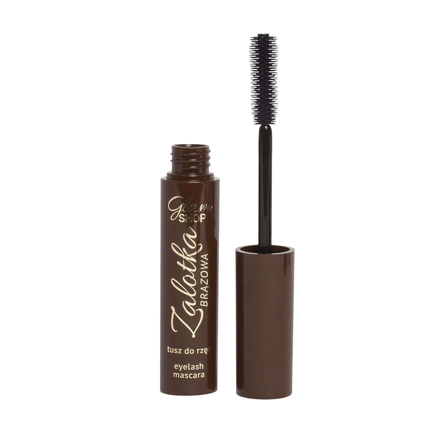 Glam Shop Tusz do rzęs Zalotka Brązowy