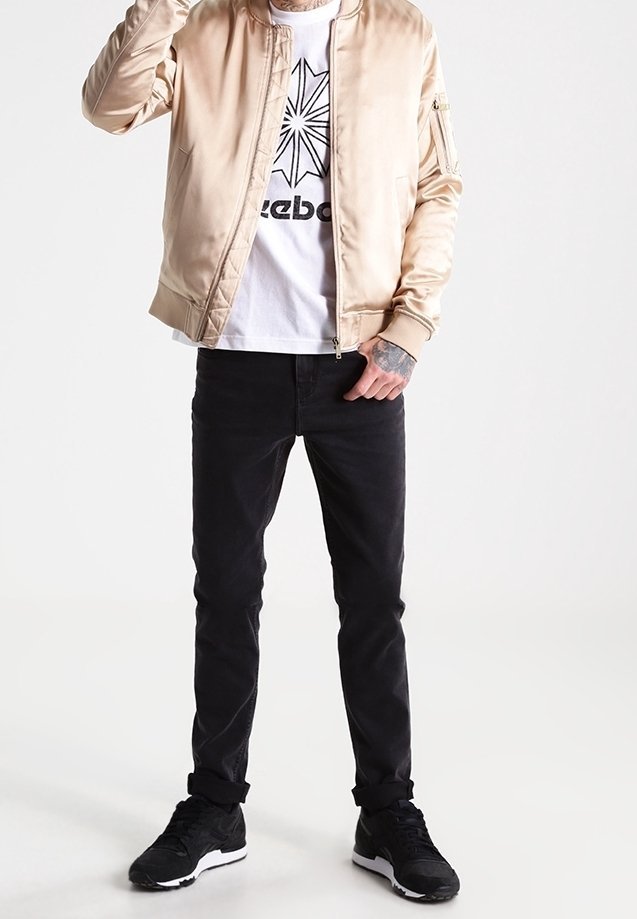 Zwart Kaviar bomberjack - beige