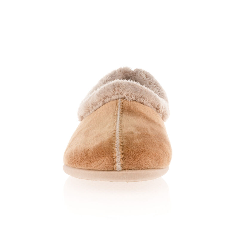 Pantuflas marrones para mujer